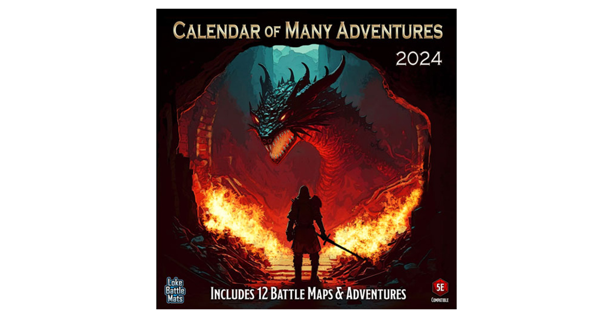 Calendar of many Adventures 2024