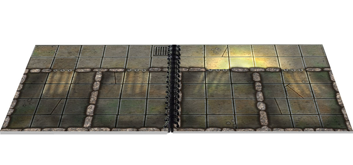 thumbnail interactive-video image 1 of Dungeon Books Of Battle Mats - Modular RPG Map Set For Tabletop Gaming 1 of 13
