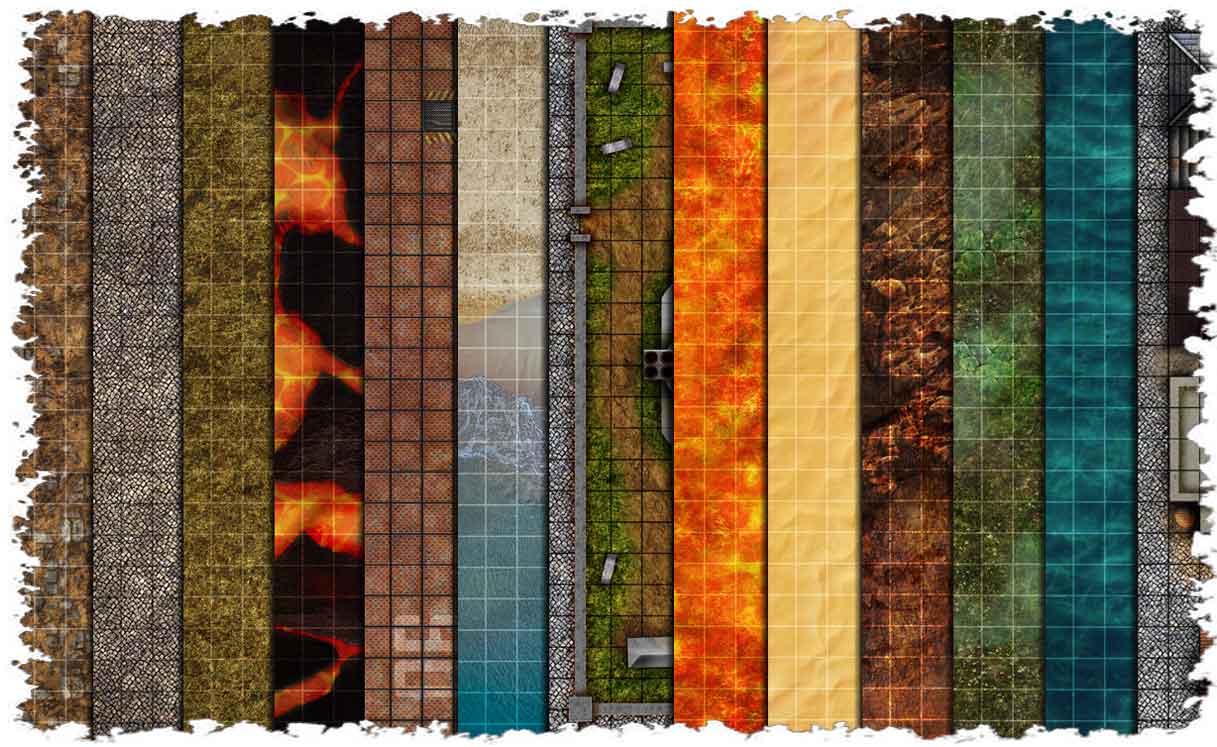 RPG Encounter Mats - A World of Choice